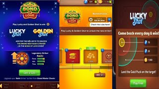 Haw To Get BOND of Love Event😱 offer Haw to open rakhi Striker trick video #carrompool #miniclip