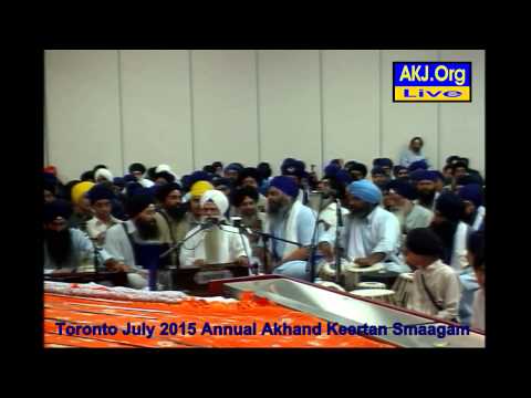 114 Toronto July 2015 Smaagam - Raensabaayee Keertan - G. Gurdev Singh Jee Australia