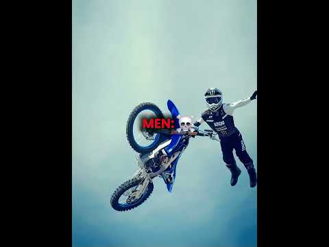 Stunts are only for real men 💀 #dirtbike #stunts #edit #trollface #shorts