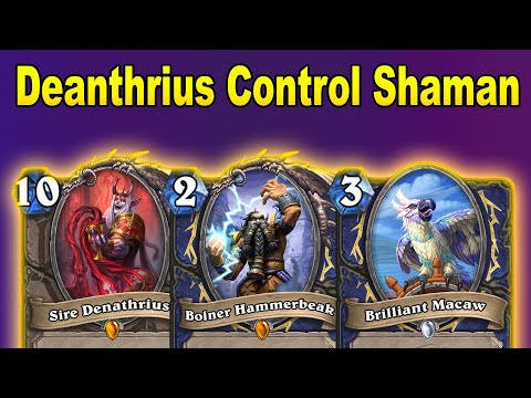 Denathrius Murloc Control Shaman Is Really Strong! Actually Good! Castle Nathria | Hearthstone