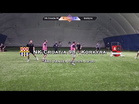 NK CROATIA 98 ZAGREB vs KORKYRA 3:0 (01.02., ZMNL Slavonije 24/25)