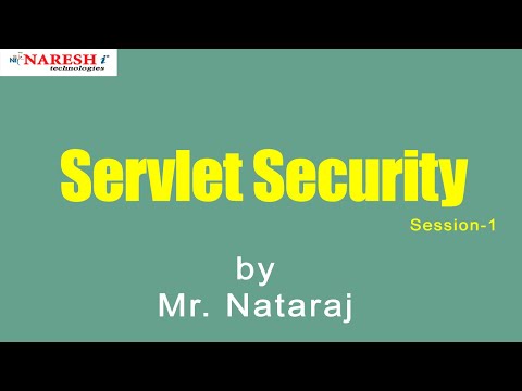 Java Servlet Security | Session 2 | by Mr Nataraj