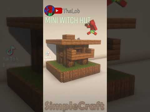 Mini Witch Hut | Minecraft #Shorts