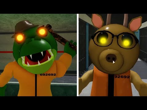 ROBLOX PIGGY 2 PRISONER ALFIS VS PRISONER TEACHER JUMPSCARE - Roblox Piggy Book 2 rp