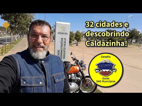 Testando a roupa da Melhor de Moto na estrada, 32 cidades visitadas.