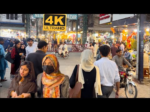 Lahore Pakistan, The Culture & Everyday Business Of Inner City | 4K Walking Tour Of Bustling Streets