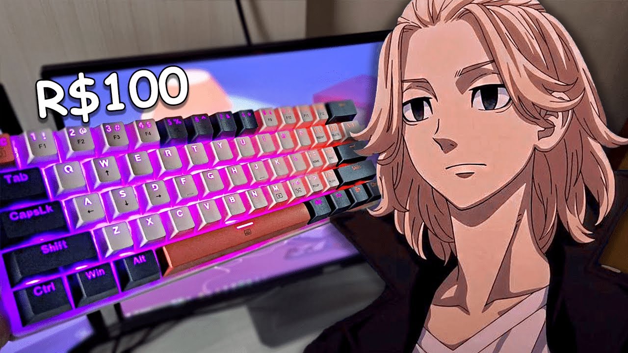 Teclado mecânico custo-benefício de 2024. Machenike K500 B61