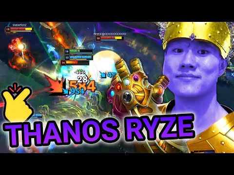 Pobelter Ryze Snaps Finger and Half the Enemy Team Disappears ????