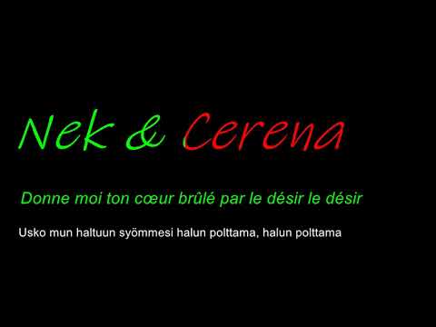 Nek & Cerena: Laura italiaksi & ranskaksi