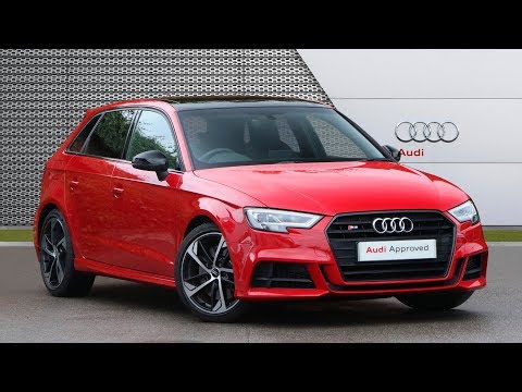 NU68YYS AUDI A3 S3 SPORTBACK TFSI QUATTRO BLACK EDITION RED 2019