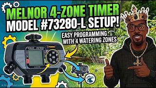 How To Program / Setup: A Melnor 4 zone water timer (J.O.A.T.D.)