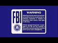 Walt Disney FBI Warning Screen 2015