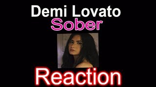 DEMI LOVATO 'SOBER' (LYRIC VIDEO) - REACTION