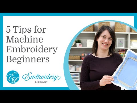 5 Tips for Machine Embroidery Beginners