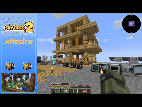 Sky Bees 2 E18 Tier 4 Apiary, Botania Alfheim for Elementium & Astral Sorcery