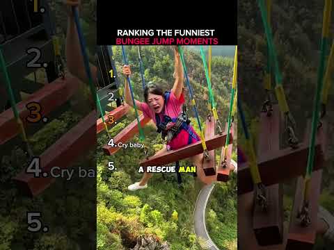 Ranking The Funniest Bungee Jump Moments