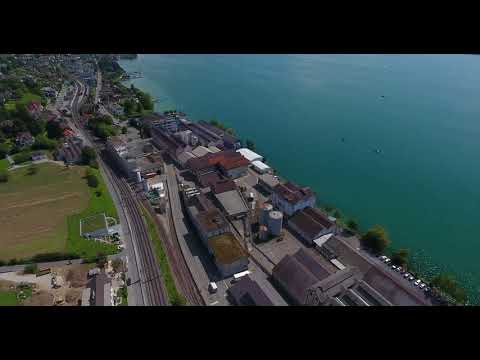 Drohnenflug über ehemaliges CU-Areal in Uetikon am See