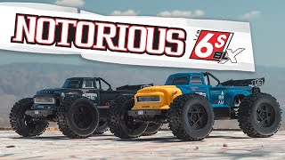 Arrma Notorious 6S V6 BLX 1:8 4WD RTR modrá