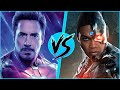 Iron Man VS Cyborg | MCU vs DCEU | BATTLE ARENA | Justice League Snyder Cut