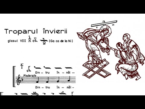 Troparul Învierii glas 8, Vecernierul/Utrenierul Unifomizat