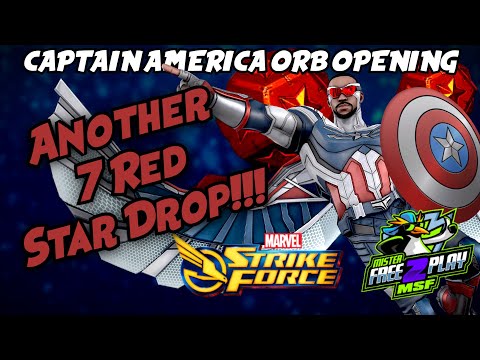 A 7 RED STAR DROP!!! & RETURNING SOON ANNOUCEMENT! | Orb Opening For Captain America (Sam) | MSF