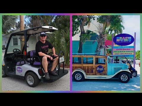 image-How much does it cost to rent a golf cart on Palm Island Florida?