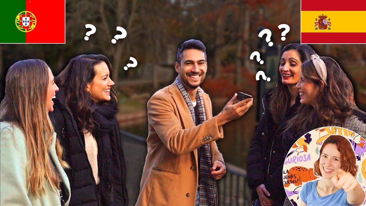 Spanish people try to pronounce PORTUGUESE words! // with @Linguriosa