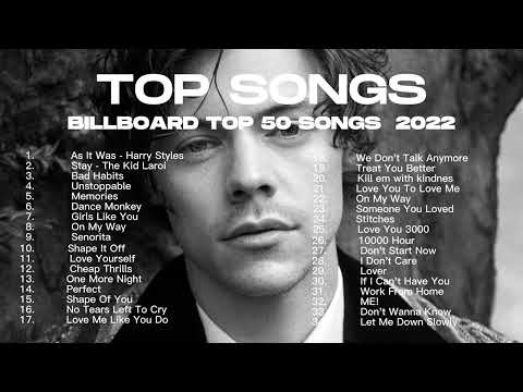 Billboard Hot 50 Songs of 2022 | Justin Bieber | Harry Styles | Ed Sheeran | Charlie Puth