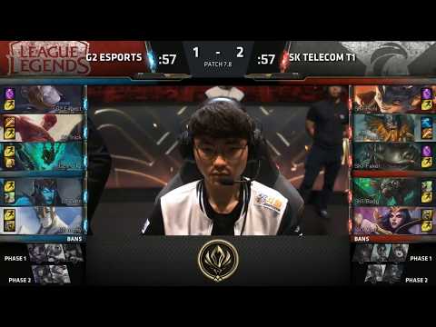 [MSI 2017 Finals] SKT vs G2 Highlights Game 4 | Faker Leblanc Vs Perkz Orianna