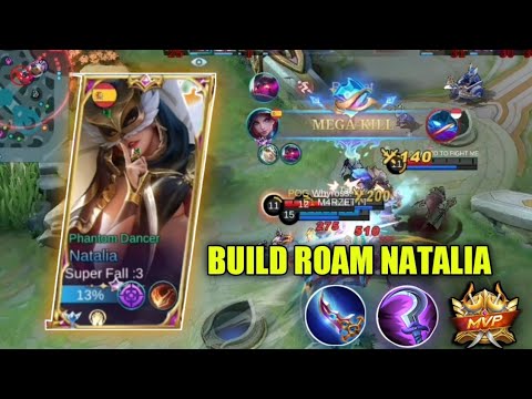 Best Build Natalia Roam 2023!! Gameplay Top Global Natalia -  Mobile Legends