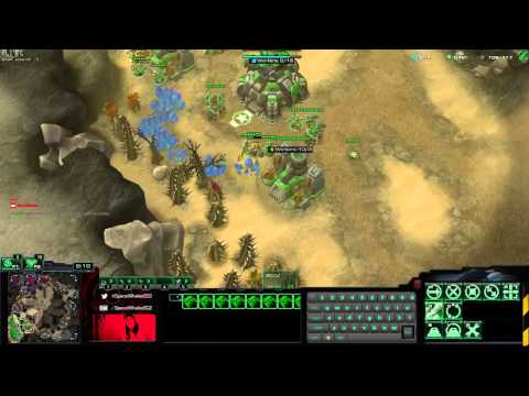 SC2 LotV Beta 1v1 - TvZ / Cactus Valley / Liberators + Nukes (Reaper + Mech Opener)