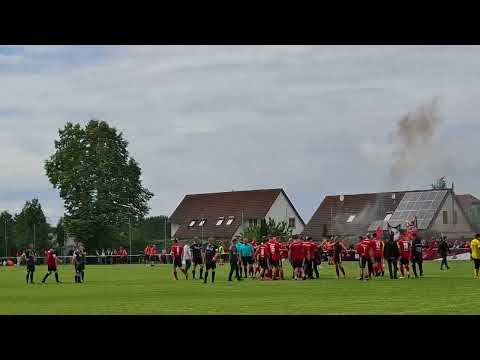 SV Eintracht Lüderitz II gg. SpG Hohengöhren/Klietz II Pyro2