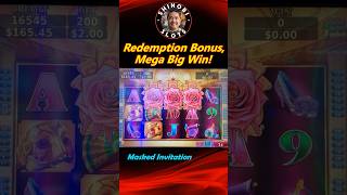 Redemption Bonus! BIG WIN in Masked Invitation slot by Konami! #shortsfeed #shorts