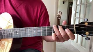 Water song Robin Williamson guitar lesson standard tuning
