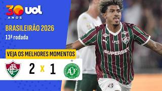FLUMINENSE 2 X 1 CHAPECOENSE | JOHN KENNEDY BRILHA E FLU BATE A CHAPE; MELHORES MOMENTOS BRASILEIRÃO