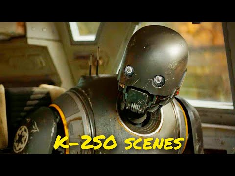 All enforcer droid K-2SO scenes - Andor, Rogue One 