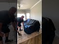 How to professionals move a couch! | Fort Worth Movers | Ajax Moving Services