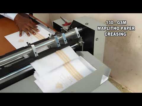 Paper Bag Creasing Machine