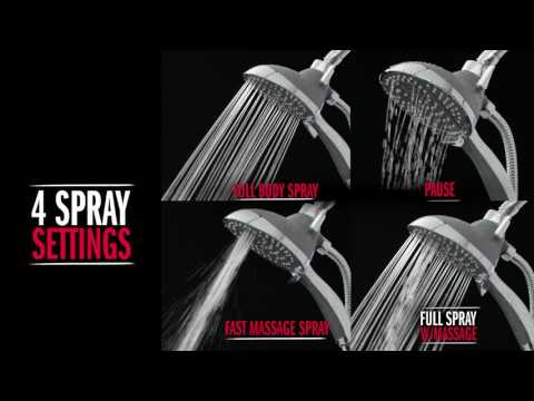 Circular contemporary delta faucet 4-spray in2ition 2-in-1 d...