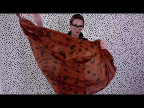 How to wear large scarf / make your scarf into a jacket!