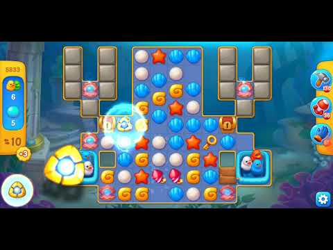 Fishdom. 5833 level no boosters and diamonds