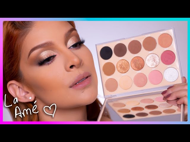 Vídeo relacionado con Paleta Sombras De Ojos Profesionales - Paleta Maquillaje Nude Smokey Neutras - 12 Colores Fríos, Opacos Y Brillantes Altamente Pigmentados - Tamaño De Viaje Con Espejo
