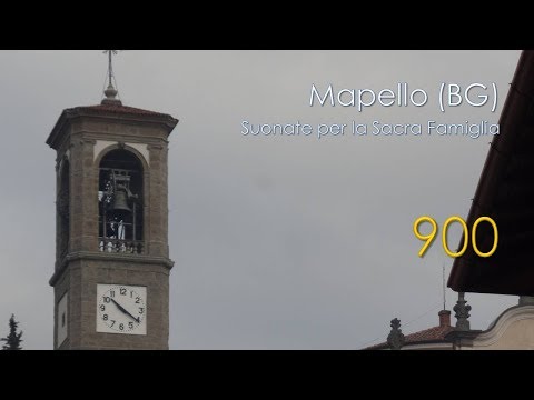 Le campane di Mapello (BG) - Suoni per la Sacra Famiglia - VIDEO 900°