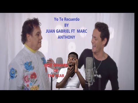 My First Time Hearing Juan Gabriel & Marc Anthony - Yo Te Recuerdo