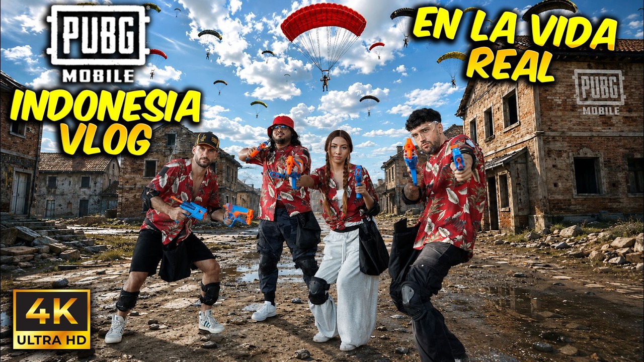 Jugué PUBG MOBILE en la VIDA REAL y terminé en el piso 😂 64 jugadores y el reality show más loco