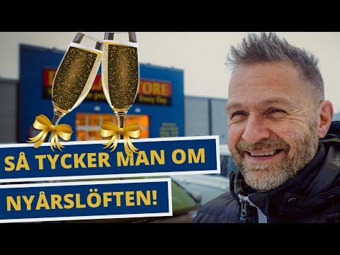 Nyårslöfte! Hur är det med svenskarnas nyårslöften?