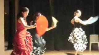 preview picture of video 'Stages de Flamenco avec l'ASSOCIATION ATIKA - le tapis vert - août 2011 -'