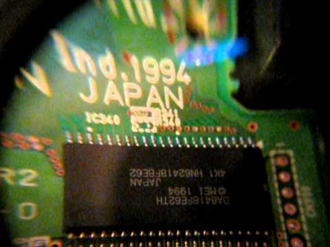 3DO Panasonic FZ-10  NTSC-J with original BIOS IC and desoldered ROM2 IC