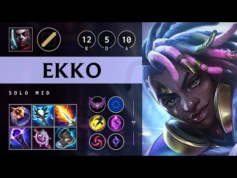 Ekko Mid vs Malzahar: Dominating - EUW Master Patch 14.19