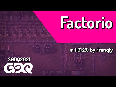Factorio by Franqly in 1:31:20 - Summer Games Done Quick 2021 Online